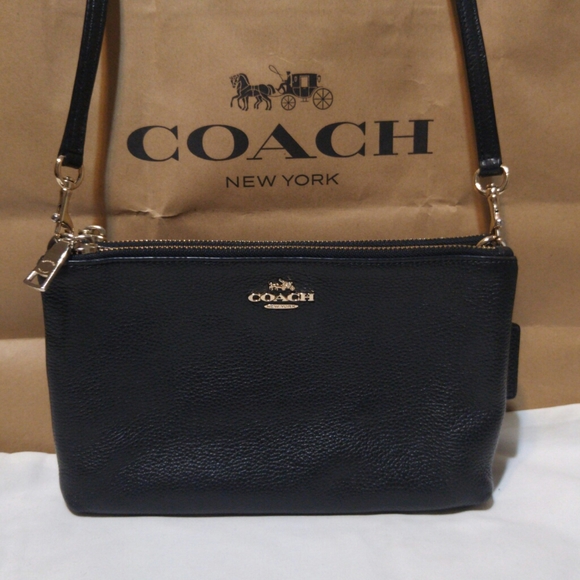 Coach Handbags - Coach Lyla Pebble Leather Crossbody, EUC!